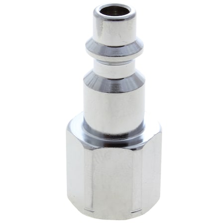 Plug, Chrome-Plated, Industrial, 3/8 Body Size, 1/4 Female NPT